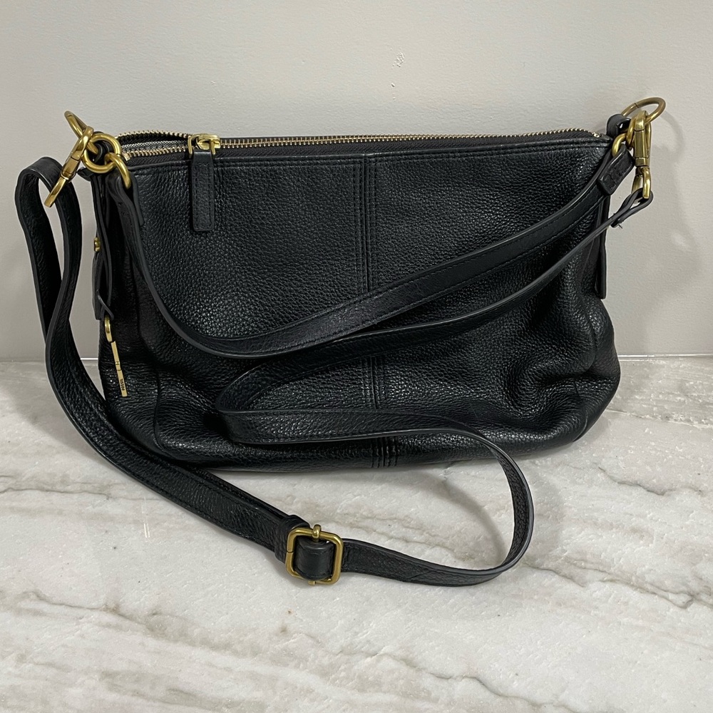 Fossil Jolie Crossbody, black leather